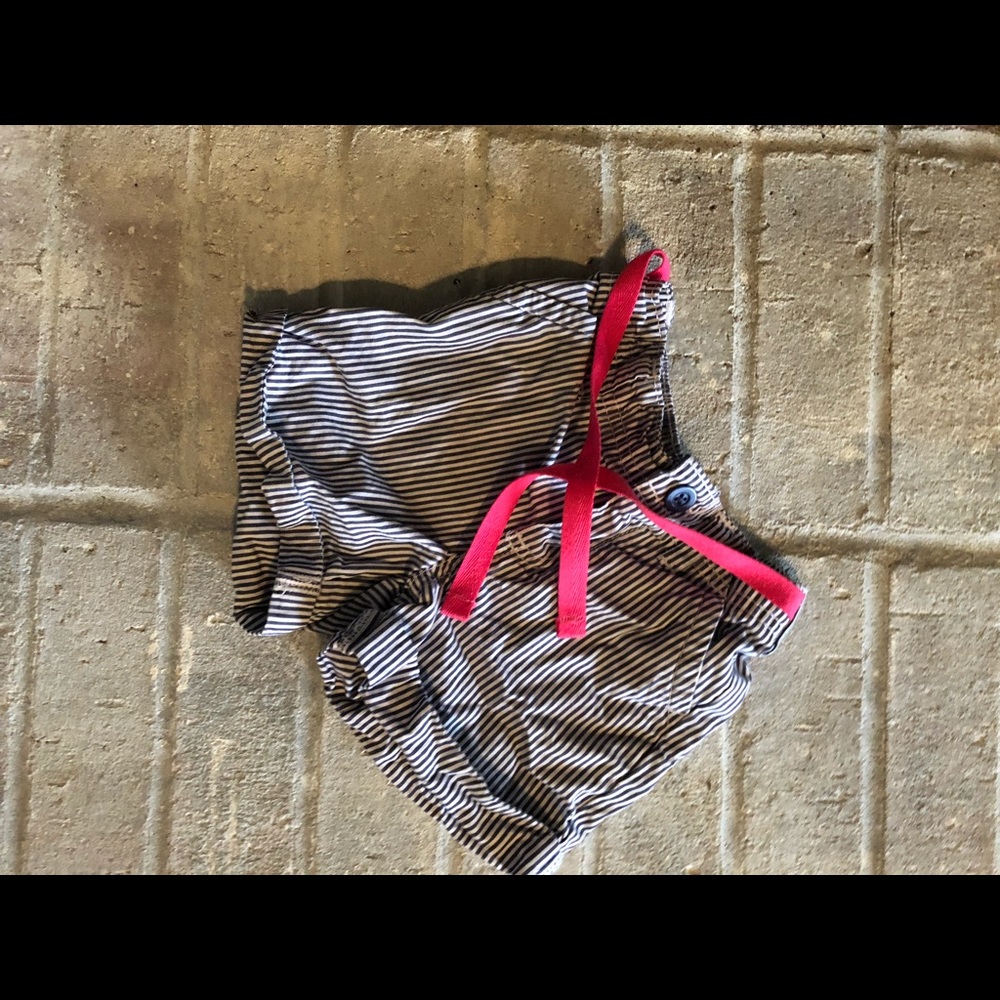 Pin striped shorts